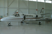 AMSA aircraft in hanger